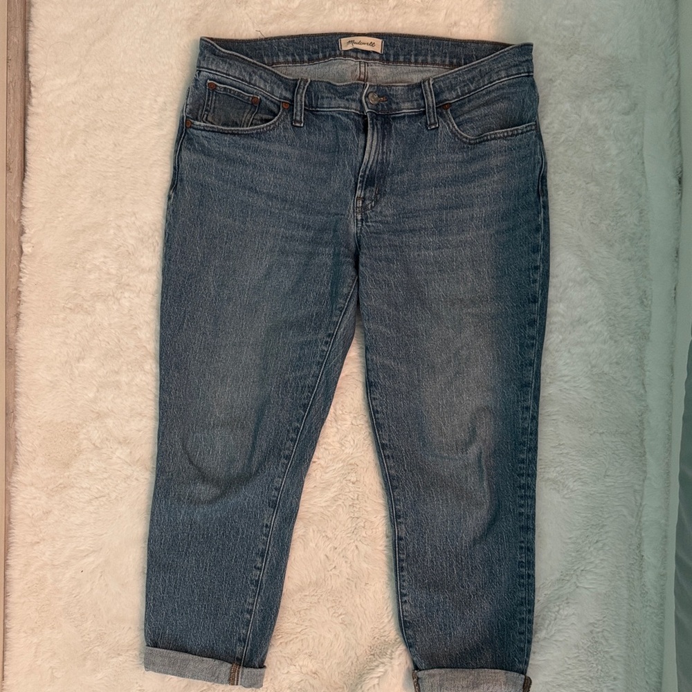 Madewell Blue Boyfriend Jeans